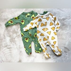Gerber Foodie Footie Pajama Set
